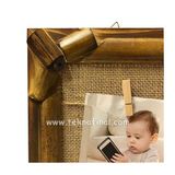 Bambu İpli Anı Ahşap Fotoğraf Çerçevesi - 30x30cm.