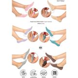 Bambu Kadın Babet Çok Renkli Çorap Dikişsiz Görünmez Kaydırmaz Topuk Silikonlu Premium 6'lı - Kahverengi - 36 - 40
