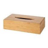 Bambu Kağıt Mendil Kutusu 26x14 cm MeridyenKutusu Banyo Aksesuarları Düzenleyici Kare Mendil Kutusu