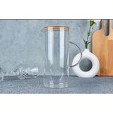 Bambu Kapaklı Borosilikat Cam 1500 ml Sürahi