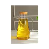 Bambu Kapaklı Borosilikat Cam Yağdanlık 900 ml MIT1070
