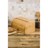 Bambu Kapaklı Büyük Ekmek Dolabı, Çok Amaçlı Kullanım İçin Uygun
