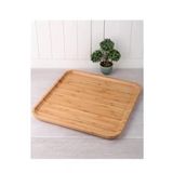 Bambu Kare Sunum Tabağı 30Cm Royaleks-Kr3030