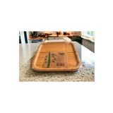 Bambu Kare Tabak 20 * 20 * 1.5 Cm Royaleks-Kr2020