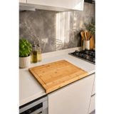 Bambu Kenarlı Kesme Tahtasi 45*38cm Tezgah Üstü Aksesuar, Hamur Açma Tahtası,büyük Boy Kesme Tahtası, yüksek kalite bambu