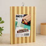 Bambu Kesme Tahtası 22X32x1.3 Cm Metal Kulplu