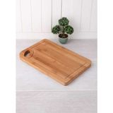Bambu Kesme Tahtası 30X20X1,8CM, Antibakteriyel, Şık ve Dayanıklı - Ahşap - Ceviz - Seçenek 1