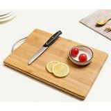 Bambu Kesme Tahtası, Metal Kulplu, 22X32 Cm, Dayanıklı ve Şık Tasarım - Ahşap - Ceviz - Seçenek 1