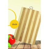Bambu Kesme Tahtası, Tezgah Üstü, Kaymaz Ekmek Tahtası, Kesme Tepsisi 20 x 30 x 1.4