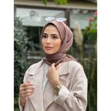 Bambu Kraş Eşarp (Tesettür Giyim, %100 Pamuk, Hafif, Rahat, Şık, Yüksek Kalite, Uygun Fiyat, Hijab, Shawl, Scarf, Lux, Original) - Açık Sirke