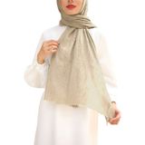 Bambu Kraş Şal - Açık Latte - Bambu Şal