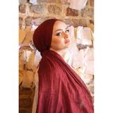 Bambu Kraş Şal Bordo 156