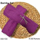 Bambu Kraş Şal (Koyu Gül Kurusu) 332-122