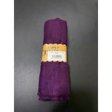 Bambu Kraş Şal Patlıcan Moru