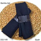 Bambu Kraş Şal (Siyah) 332-149