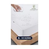 Bambu Kumaş Premium Sıvı Geçirmez Fitted Alez, Doğal Bambu Lüks Yatak Koruyucu Sessiz Alez - Renkli