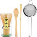 Bambu Matcha Set Japon Geleneksel Çay Hazırlama 4'lü Set