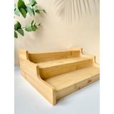 Bambu Merdiven Baharatlık | Kavanoz Standı 30 Cm