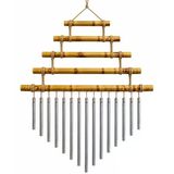Bambu Metal Çubuklu Rüzgar Çanı No:1022