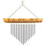 Bambu Metal Çubuklu Rüzgar Çanı No:1047