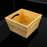 Bambu Meyvelik Bol Kase Sunumluk Ekmeklik Organizer Sepet 20*12CM