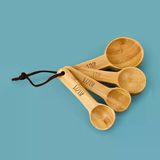 Bambu Ölçü Kaşığı Seti - Açık Kahverengi