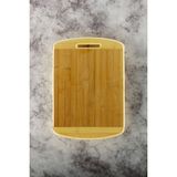 Bambu Oval Kenarlı Büyük Boy Kesim Panosu, 24 x 34 cm Bambu Kesim Tahtası, Et Tahtası