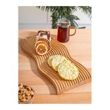 Bambu Oval Sunum Tabağı Tabak Sunumluk 39 * 17CM