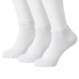 Bambu Patik Çorap Erkek & Kadın – Nefes Alan, Terletmeyen Yumuşak Bambu Kısa Çorap – Günlük Rahat Ankle Socks (3’lü, 6’lı, 12’li Paket) (3, Beyaz, 36-40)
