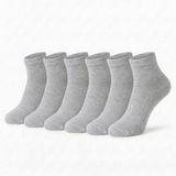 Bambu Patik Çorap Erkek & Kadın – Nefes Alan, Terletmeyen Yumuşak Bambu Kısa Çorap – Günlük Rahat Ankle Socks (3’lü, 6’lı, 12’li Paket) (6, Gri, 36-40)