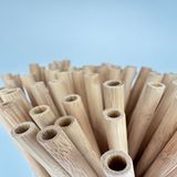 Bambu Pipet 20 cm 10 Adet