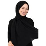 Bambu Şal Siyah – Hafif, Rahat, Şık Günlük ve Özel Gün Kombinleri İçin (Siyah)