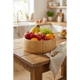Bambu Salata ve Sunum Kasesi Kahverengi 23 x 23