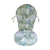 Bambu Sandalye Minderi 6 Adet Desenli İki Parça 50 Cm Oturma 50x56 Cm Sırt-Fitsdekor
