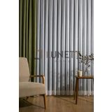 Bambu Şantuk Sık Pileli 1X3 Tül Perde Salon Balkon Mutfak Tülü, 320 x 240