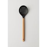 Bambu Saplı Siyah Silikon Kevgir 9×32×3 cm