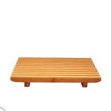 Bambu Sushi Sunum Tabağı 270 mm X 180 mm Tabak Sushi Tabak Japon Tarzı Sushi Tabak Yemek Tabağı Servis Tabağı Atıştırmalık Tabağı Servis Tabağı Japon Yemekleri için Ev Mutfak Restoran bambu tabak bambu sushi tabak bambu servis