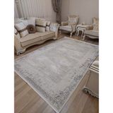 Bambu Tarz 4 M2-6 M2 Metrekare Salon Halısı Dokuma Halı Antialerjik Oturma Odası Halısı - Gri - 200 x 290 cm
