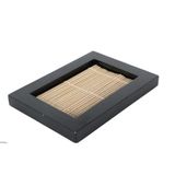 Bambu Tempura Tabağı 18 cm Japon Sunum Tabak Bambu Tabak Bambu Sunum Tabak