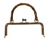 Bambu Tutmalı Metal Çanta Sapı 20.5 cm ALT-13 Altın