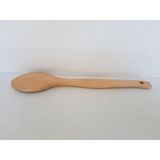 Bambu Uzun Boy Kaşık (31,4 cm) Ahşap Pilav Salça Kaşığı Sos Kızartma Kaşığı - Ahşap Rengi