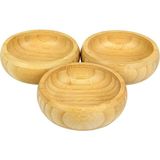 Bambu Yuvarlak 3’lü Çerezlik 9cm