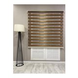 Bambu Zebra Stor Güneşlik Perde, Kahverengi, 190 x 200