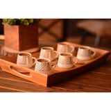 Bambum B0933 Hanzade 6 Kişilik Fincan Takımı Desen Altlıklı