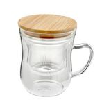 Bambum Brew - Süzgeçli Cam Çay Bardağı 400ml - Şeffaf - 400 ml