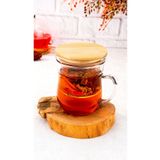 Bambum Brew Süzgeçli Cam Çay Bardağı 400ml