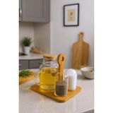 Bambum Fiora - Yağlık Sirkelik Tuzluk & Biberlik - Ahşap - 500 ml