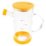 Bambum Gepetto - Bambu Kapaklı Yağdanlık 600ML - Şeffaf - 600 ml