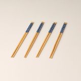 Bambum Hika 4 Çift Chopstick - Açık Kahverengi - Çok Renkli - TEK EBAT
