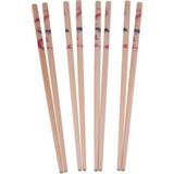 Bambum Hina - 4 Çift Chopstick - Çok Renkli - --